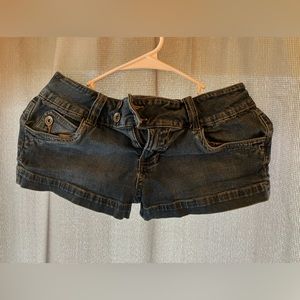 Women’s Blue Denim Jean Stretchy Shorts